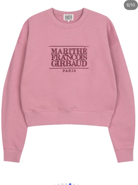 Marithe Francois Girbaud Tops - Marithe Francois Girbaud Cropped Sweatshirt